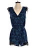 Kimchi Blue 100% Polyester Paisley Blue Romper Size M - photo 1