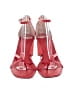 J.Crew 100% Leather Red Sandals Size 8 1/2 - photo 2