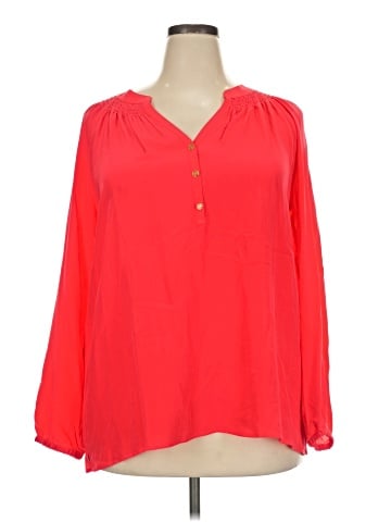 Lilly Pulitzer 3/4 Sleeve Silk Top (view 1)