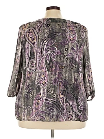 Sara Michelle 3/4 Sleeve Blouse (view 2)