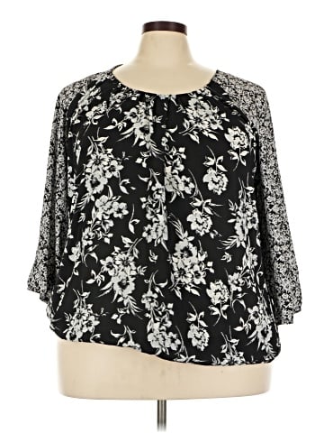 Croft & Barrow 3/4 Sleeve Blouse (view 1)