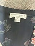 Katherine Barclay 100% Polyester Floral Black Romper Size 4 - photo 4
