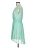 Alya 100% Polyester Solid Teal Cocktail Dress Size M - photo 5