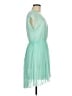 Alya 100% Polyester Solid Teal Cocktail Dress Size M - photo 4