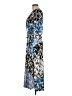 Gabby Skye Print Blue Casual Dress Size 6 - photo 5
