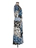 Gabby Skye Print Blue Casual Dress Size 6 - photo 4