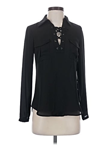 Candie's Long Sleeve Blouse (view 1)