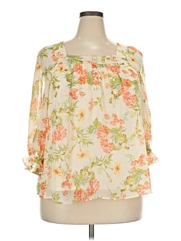 Lauren Conrad 3/4 Sleeve Blouse (view 1)