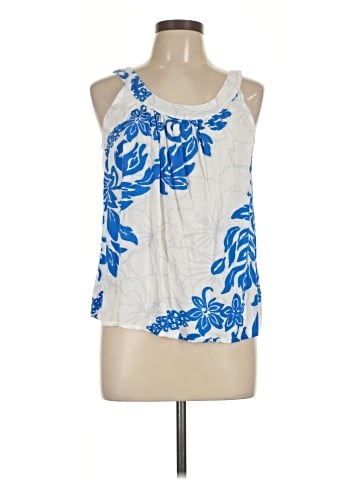 Hibiscus Collection Sleeveless Blouse (view 1)