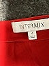 Intermix Red Long Sleeve Silk Top Size 4 - photo 7