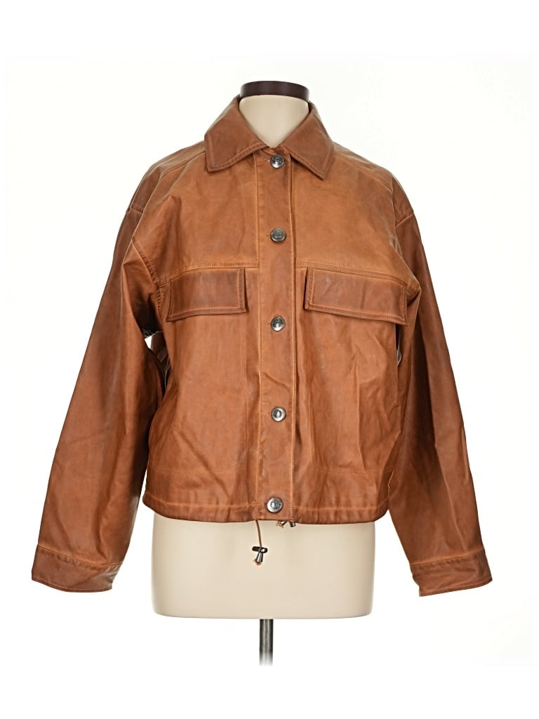 Pre-owned Max Studio Jacket In Brown
