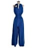 Halston Solid Blue Jumpsuit Size 2 - photo 2