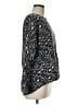 Ann Taylor LOFT Animal Print Gray Pullover Sweater Size M - photo 4