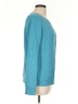 Chaps Solid Teal Pullover Sweater Size L - photo 4