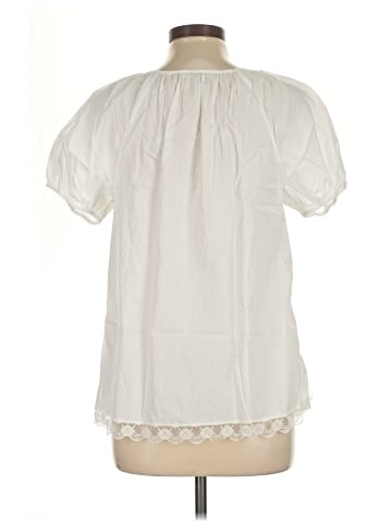 JM Collection Short Sleeve Blouse (view 2)