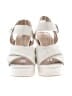 Journee Collection White Sandals Size 8 - photo 2