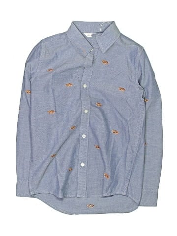 Janie and Jack Long Sleeve Button-Down Shirt (view 1)
