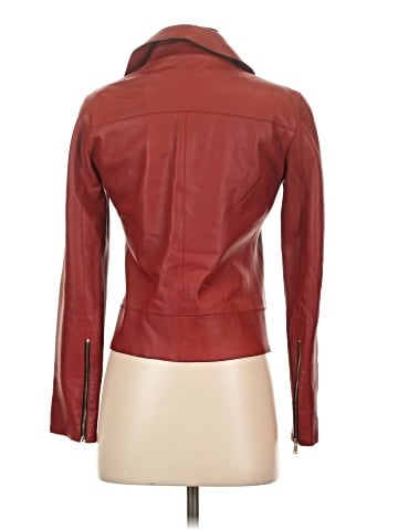 Massimo Dutti Faux Leather Jacket (view 2)