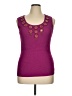 Ruby Rd. Solid Purple Sleeveless Top Size 1X - photo 1