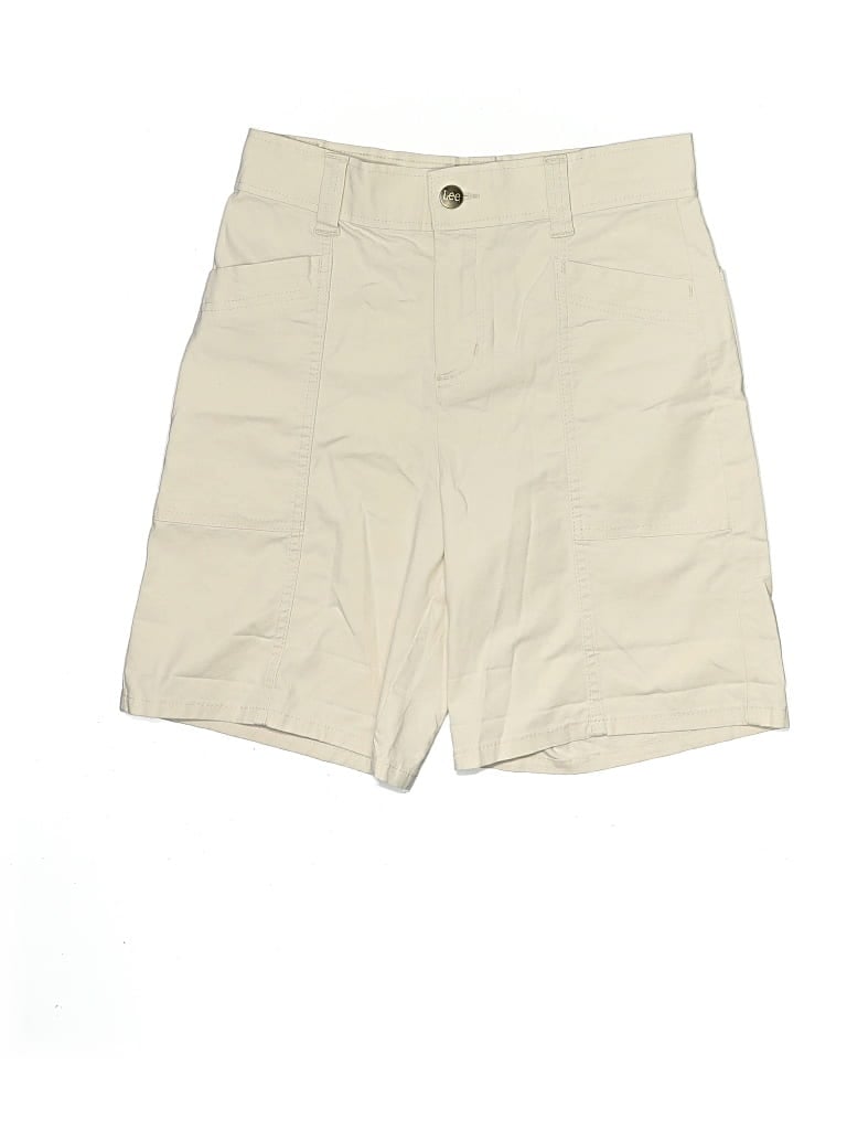 Pre-owned Lee Khaki Shorts In Ivory