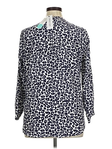Amour Vert 3/4 Sleeve Silk Top (view 2)