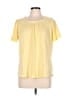 Talbots 100% Cotton Yellow Short Sleeve Top Size L - photo 1