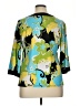 Brittany Black Green 3/4 Sleeve Blouse Size 1X - photo 2