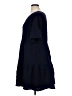 Perceptions 100% Cotton Solid Blue Casual Dress Size 1X - photo 5