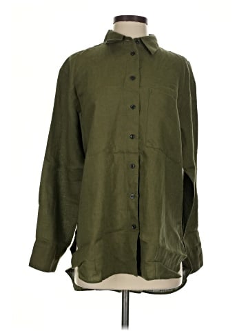 Banana Republic 3/4 Sleeve Button-Down Shirt (view 1)