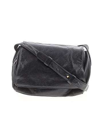 Donna Karan New York Leather Messenger (view 1)
