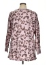 New Directions Animal Print Pink Pullover Sweater Size 1X - photo 2