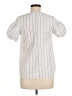 Madisonne 100% Polyester Ivory Short Sleeve Blouse Size M - photo 2