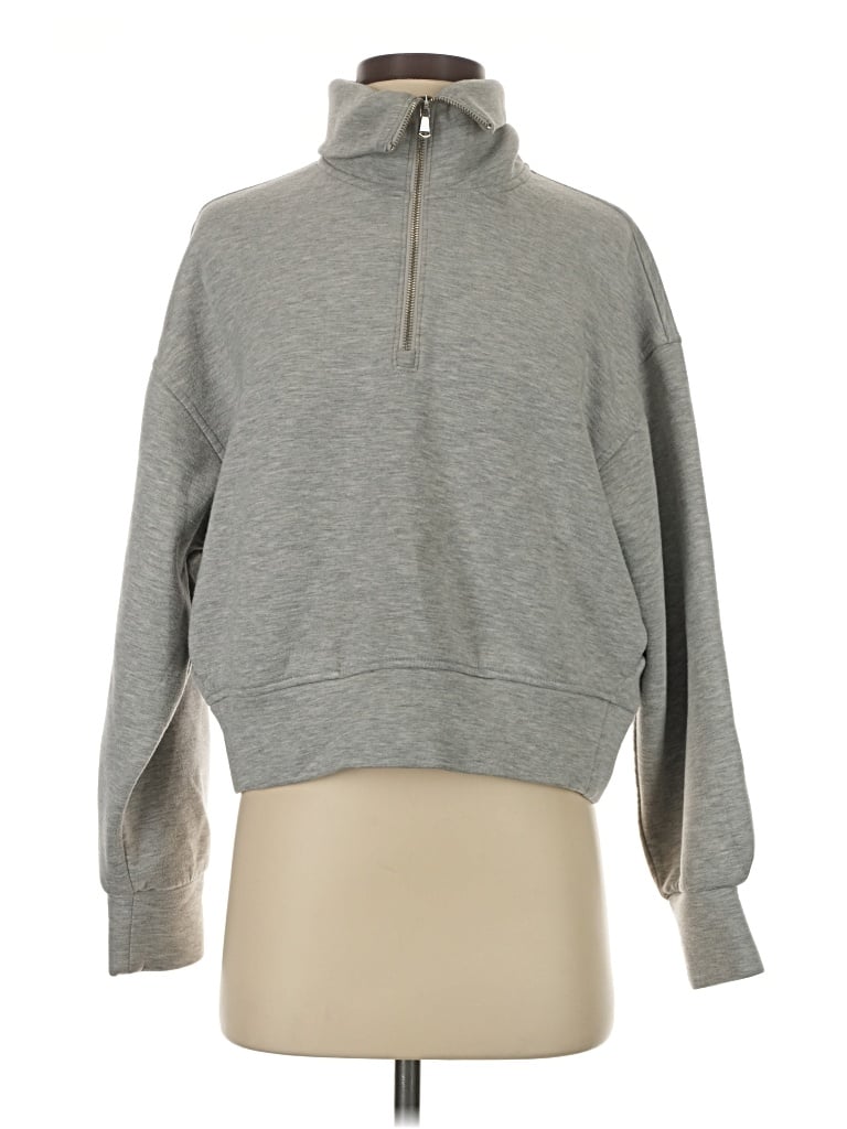 Pre-owned Active By Old Navy Sweatshirt In Gray