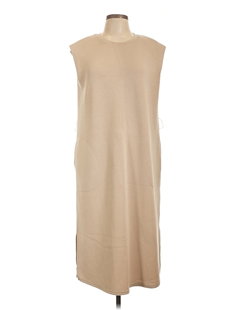 Pre-owned Spanx Casual Dress In Tan