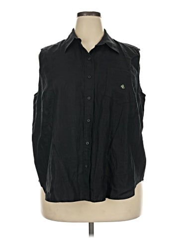 Lauren by Ralph Lauren Sleeveless Button-Down Shirt (view 1)