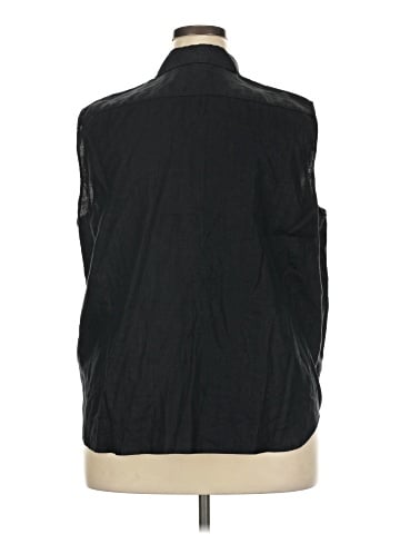 Lauren by Ralph Lauren Sleeveless Button-Down Shirt (view 2)