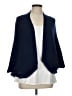 J. McLaughlin 100% Wool Blue Wool Cardigan Size L (estimated) - photo 1