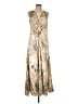 1.State 100% Polyester Animal Print Tan Casual Dress Size L - photo 1