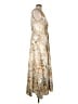 1.State 100% Polyester Animal Print Tan Casual Dress Size L - photo 4