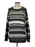 Ultra Flirt Stripes Gray Pullover Sweater Size S - photo 1