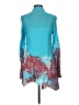 Lilly Pulitzer Graphic Tropical White Teal Cardigan Size L - photo 2