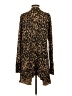 Halogen Animal Print Brown Cardigan Size L - photo 2