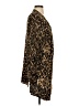 Halogen Animal Print Brown Cardigan Size L - photo 4