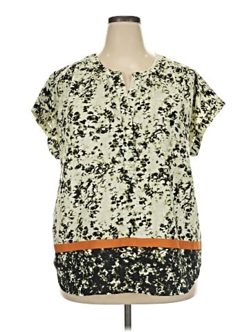 Simply Vera Vera Wang Short Sleeve Blouse (view 1)