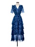 Hale Bob Blue Cocktail Dress Size S - photo 1