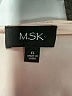 MSK Paisley Pink Cocktail Dress Size XL - photo 7