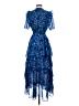 Hale Bob Blue Cocktail Dress Size S - photo 2