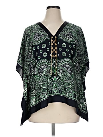 MICHAEL Michael Kors Short Sleeve Blouse (view 1)