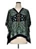 MICHAEL Michael Kors Green Short Sleeve Blouse Size XL - photo 1