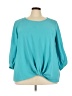 Gibson Teal 3/4 Sleeve Top Size 3X - photo 1